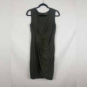 Enforce Studio  Olive Green Sleeveless Dress